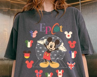 Disney Epcot World Tour Traveler Shirt, Disney Epcot World Shirt, Disneyworld Family Shirts, Disney Mickey Matching Shirt, Epcot 2026 Shirt