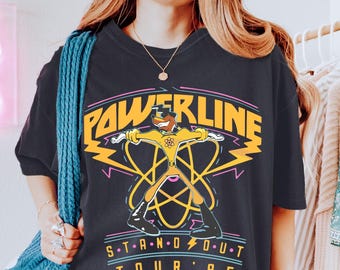 Powerline Stand Out Tour 95 T-Shirt, Goofy Movie Comfort Colors Tee