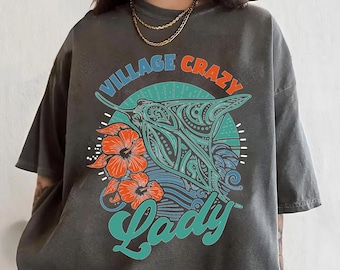 Retro Village Crazy Lady Gramma Tala Shirt, Moana 2026 Shirt, Princess Moana Shirt, Disney Grandma Shirt, Disney Mother's Day Gift