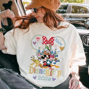 Custom Disney Trip 2026 Shirts, Disneyworld Shirts, Disney Vacation 2026 Shirt, Disney Birthday Trip, DIsney Family Matching, Disney Trip