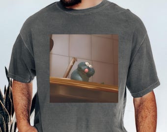 Funny Remy Rat T-Shirt, Pixar Ratatouille Tee, Anyone Can Cook, Funny Disneyworld Shirts