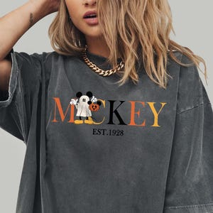 Mickey Mouse Ghost Halloween Shirt: Disneyland Spooky Tee