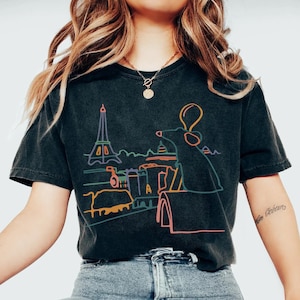 Disney Ratatouille Little Chef Remy Shirt, Remy Rat Paris France Gusteau&#39;s Shirt, Anyone Can Cook Shirt, Disney Pixar Shirt, Cute Mouse Tee