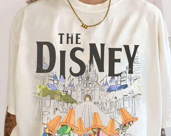 Retro Comfort Colors Toys Crossing T-shirt, Toy Story Shirt, Toy Story Character Tee, Disney Family Trip