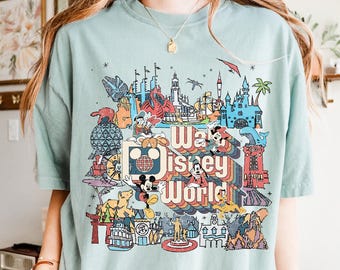 Retro Disneyworld Shirt: Mickey Friends, Family Vacation Tee