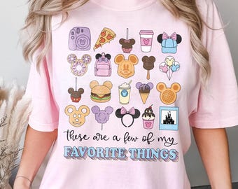 Disney Favorite Things Disney Snack Tour Shirt Magical Disney Snacks Shirt Best Day Ever Shirt Disney World Happiest Place Shirt Kids