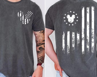 Mickey America Flag Shirt Disneyland 2026 Shirt Disneyworld Trip Disney 250 Celebrates America Disney Trip Shirt USA 250th Anniversary