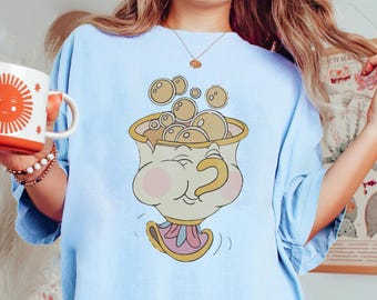 Cute Chip Beauty and The Beast Shirt, Disney Family Shirt