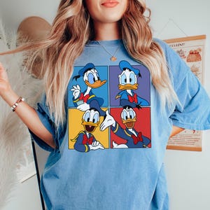 Donald Duck Shirt, Disney Donald Duck Comfort Colors Shirt, Disneyworld Matching Gift, Disney Birthday Shirt, Cute Donald Duck Disney Shirt