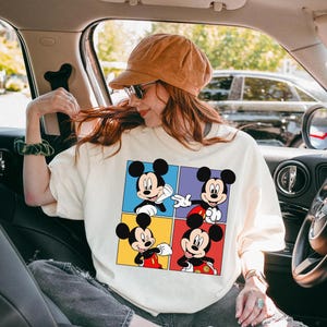 Retro Mickey Classic Shirt, Disney Shirt For Women, Disney Ear Shirt, Women&#39;s Unisex Disney T-shirt, Disney Shirt For Kids, Mickey Mouse Tee
