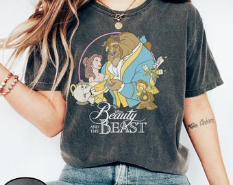 Retro Beauty and The Beast Shirt, Disney Belle Shirt, Tale as Old as Time Shirt, Belle Princess Gifts, Disney Trip Shirt, Princess Gifts