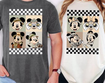 Mickey and Minnie Safari Mode Family Trip Shirt, Animal Kingdom Shirt, Disney Safari 2026 Shirt, Wild About Disney Shirt, Animal Park Shirt