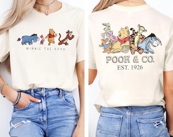 Retro Winnie the Pooh 1926 T-Shirt: Disneyland Pooh & Friends