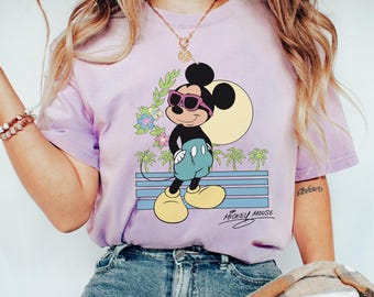 Mickey Mouse Summer 2026 Shirt, Summer Vibes T-Shirt, Surfer Tee, Disney Matching Group