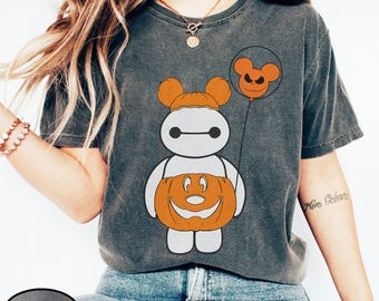 Baymax Halloween Shirts, Disney Cute Halloween Shirt, Disney Kids Shirt, Adult Halloween Shirt, Disney Shirt, Disney Vacation, Spooky Season