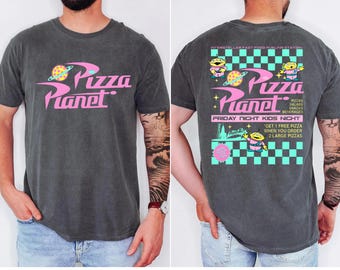 Retro Pizza Planet Shirt, Disney Toy Story Land Family Vacation Tee, Disneyworld Shirt, Toy Story Aliens