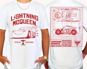 Disney Cars Lightning McQueen 95 Shirt, Pixar Pier Cars Shirt, Cars Land Shirt, Disneyworld Shirt
