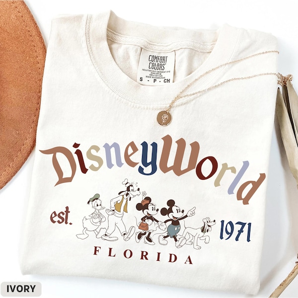 Retro Disneyworld Family Vacation Shirt, Mickey and Friends, Magic Kingdom Trip