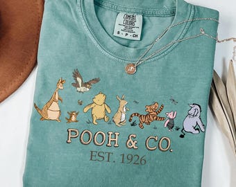 Retro Winnie The Pooh and Friends Shirt, Disneyland Tee, Disneyworld Pooh Bear
