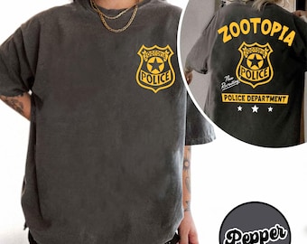 Zootopia Police Department Shirt, Zootopia 2 Movie Shirt, Judy and Nick, Zootropolis Shirt, Disneyland