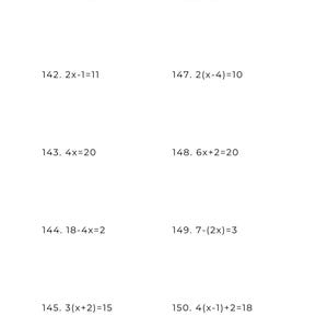 10 printable basic algebra worksheets for beginners – solving algebraic equations and algebraic expressions. Beginning algebra practice with simple and basic algebra worksheets, perfect for learning and solving basic algebra for beginners