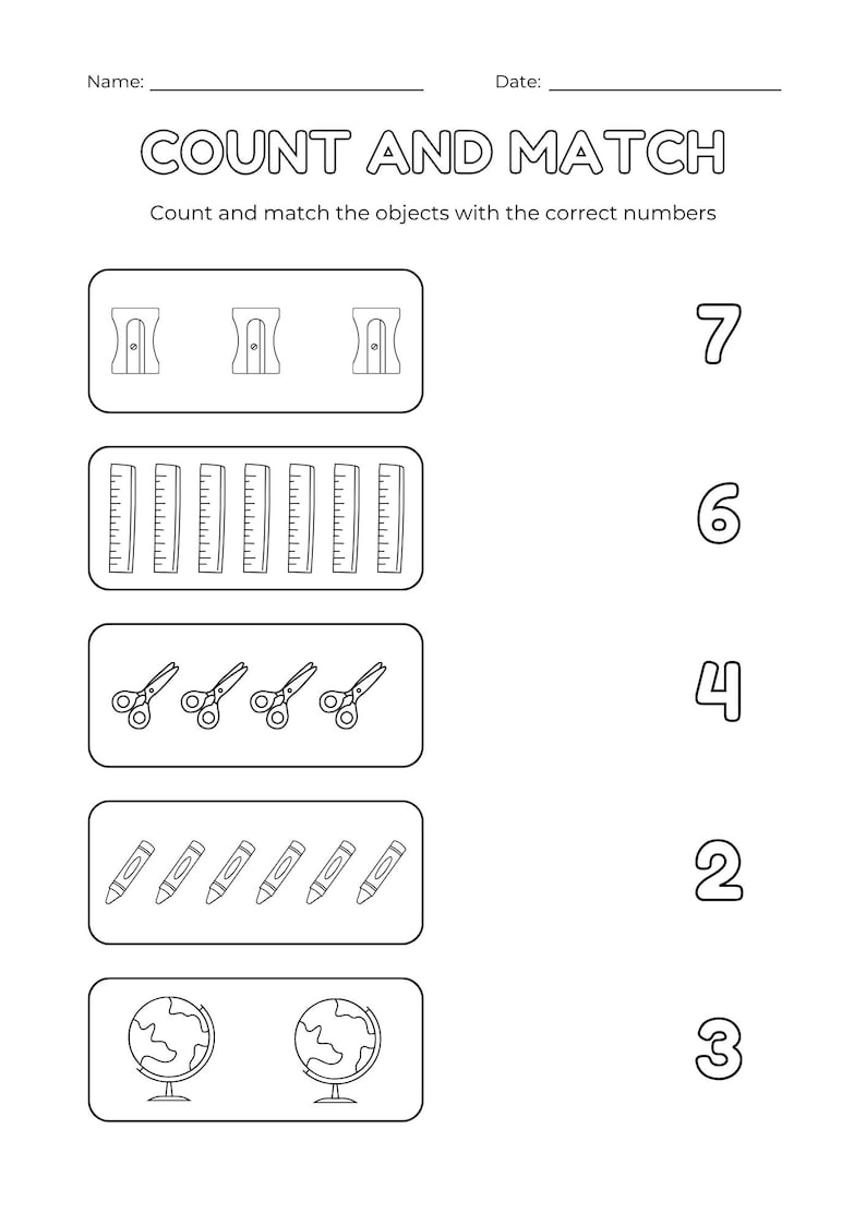 20 printable 1-20 counting worksheets for kids – count and color, count and match, counting objects – the best counting practice activities for kids. This money counting worksheet helps children understand and learn coin counting, counting money with bills, and both combined.