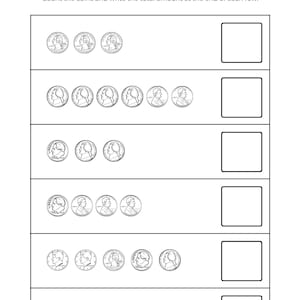 10 printable money counting worksheets for kindergarten and preschool math learners. Learn and practice coin and bill counting more easily. These counting money kids worksheets focus on money math skills to help build confidence in counting money.