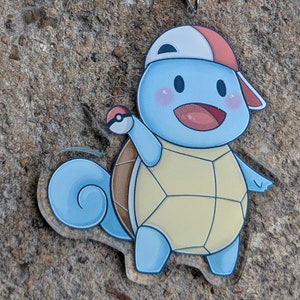Water Turtle - Let's Be Trainers - Acrylic Charm - 2.50"