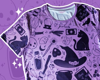 Basic Witch, paars T-shirt