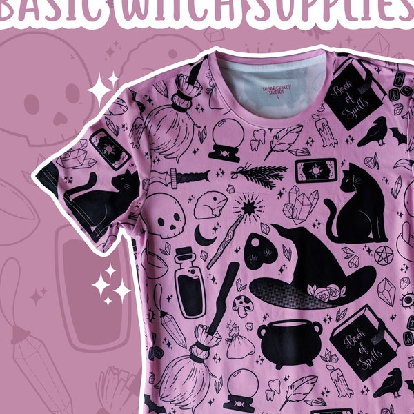 Basic Witch, Pink T-Shirt