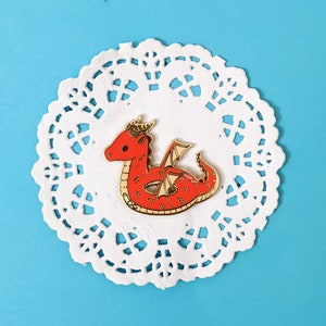 Summer Vibin' Floatie : Dragon Enamel Pin