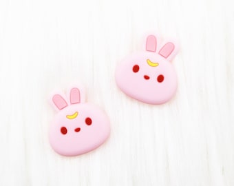Moon Bunny, Pink - Joycon Cover