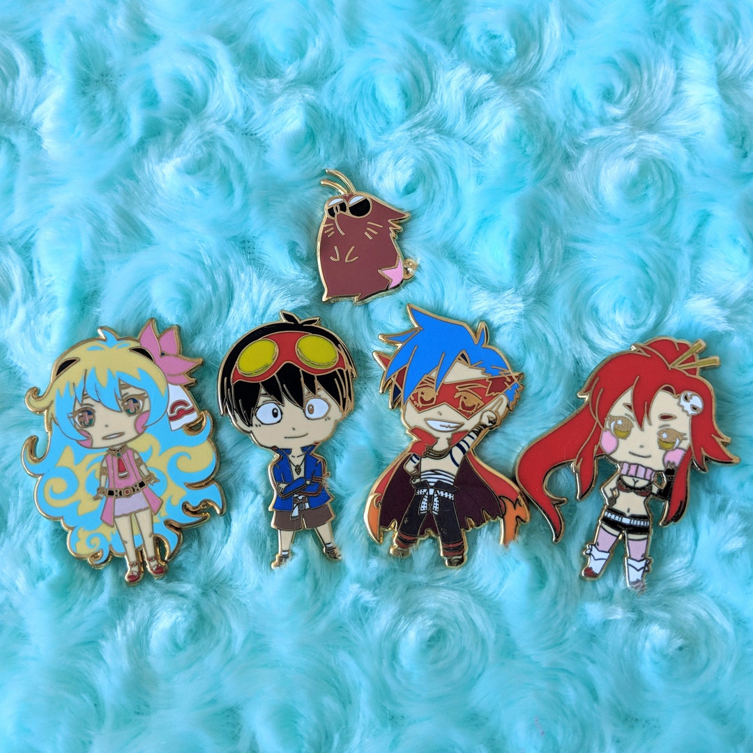 Anime Tengen Toppa Gurren Lagann Simon Yoko Littner Kamina N Custom Mat