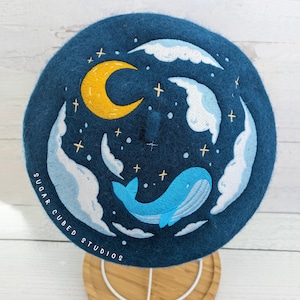 Whale Dreams of Space Beret
