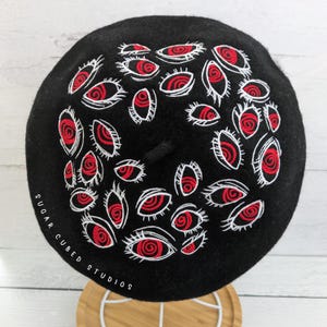 Eyes on You Embroidered Beret