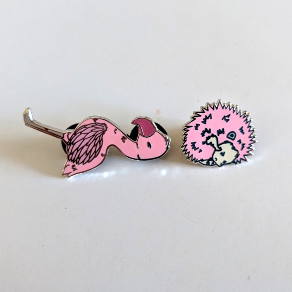 Flamingo and Hedgehog Croquet Alice in Wonderland Hard Etsy