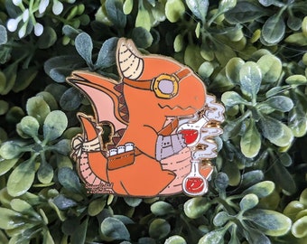 The Draconic Artificer - Dungeons and Dragons Enamel Pin