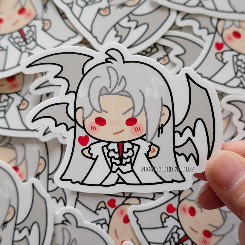 Sylus Silverwing Fiend Chibi Vinyl Sticker - Etsy