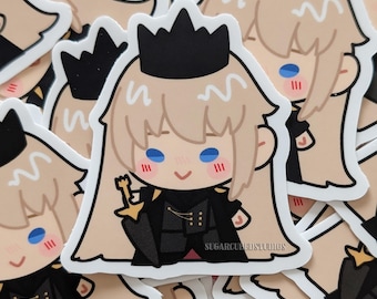 Adesivo in vinile Chibi di Xavier King of Darknight