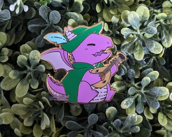 The Draconic Bard  - Dungeons and Dragons Enamel Pin