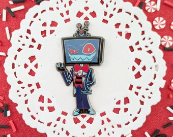 Pins de esmalte com os personagens do Hotel Has-Been
