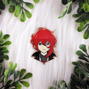 Diluc - Gatcha Guardian Series - Enamel Pin