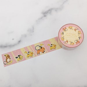 Running Pikalution, Washi Tape