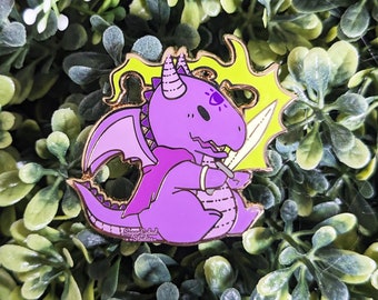 The Draconic Warlock - Dungeons and Dragons Enamel Pin