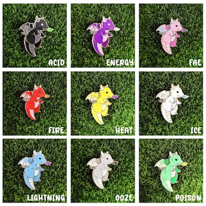 Elemental Dragon - Enamel Pin Mystery Bag