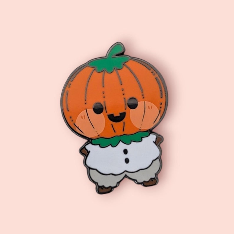 The Pumpkin Kin Spooky Gang Enamel Pin image 1