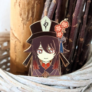 Hu Tao - Gatcha Guardian Series - Enamel Pin