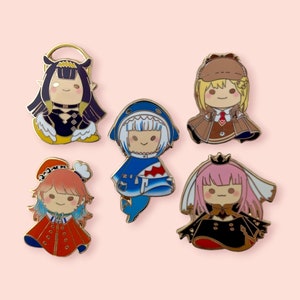 Hololive Myth - Enamel Pin Set