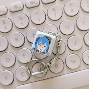 Hoshimachi Suisei - Fidget Keycap Nyckelring