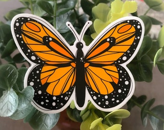 monarch butterfly sticker